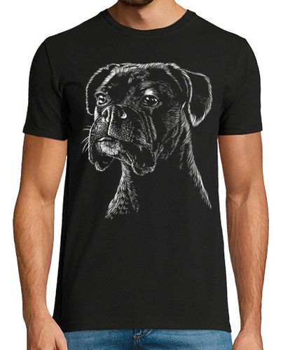 Camiseta Hombre Manga Corta Mascota Perro Bóxer laTostadora - latostadora.com - Modalova