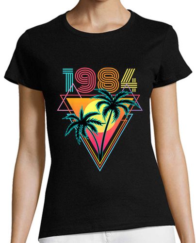 Camiseta mujer retro vintage guay 1984 - latostadora.com - Modalova