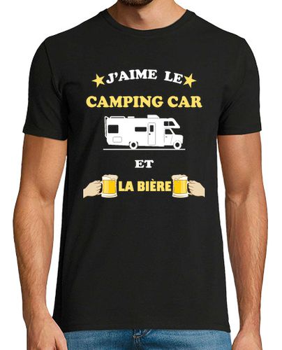 Camiseta camiseta de autocaravana, me encanta la autocaravana y la cerveza - latostadora.com - Modalova