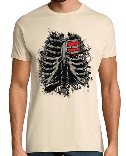 Camiseta Esqueleto con corazón - latostadora.com - Modalova
