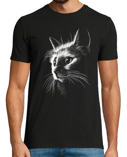 Camiseta Gato en las sombras - latostadora.com - Modalova