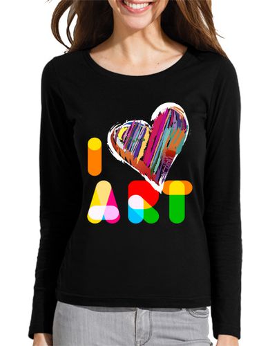 Camiseta mujer amo a los artistas del arte arte creati - latostadora.com - Modalova
