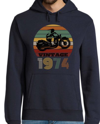 Sudadera Con Capucha Para Hombre 1974 motocicleta vintage laTostadora - latostadora.com - Modalova