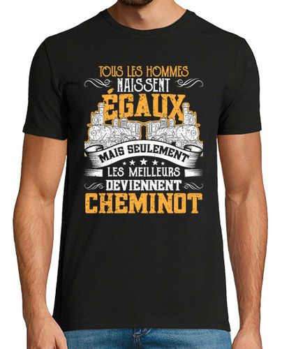 Camiseta Hombre Manga Corta conductor de tren de trabajador ferrovi laTostadora - latostadora.com - Modalova