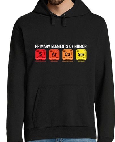 Sudadera Con Capucha Para Hombre sarcasmo elementos primarios del humor laTostadora - latostadora.com - Modalova