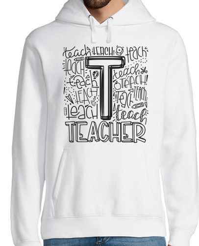 Sudadera Con Capucha Para Hombre regalo de tipografía de maestro laTostadora - latostadora.com - Modalova