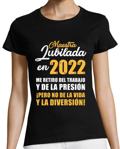 Camiseta mujer Maestra Jubilada en 2022 - latostadora.com - Modalova