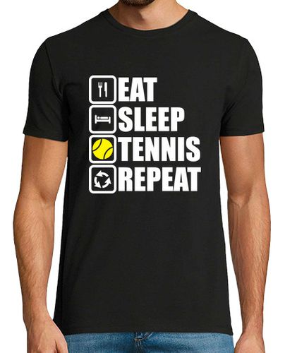 Camiseta comer dormir repetir tenis tenista - latostadora.com - Modalova