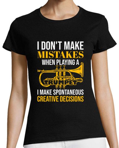Camiseta mujer trompetista creativo - latostadora.com - Modalova