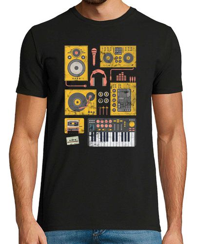 Camiseta Hombre Manga Corta productor de musica electronica laTostadora - latostadora.com - Modalova