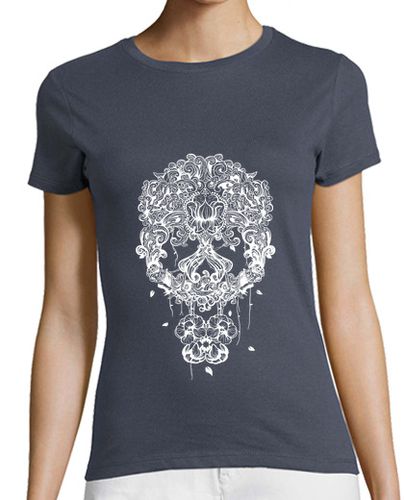 Camiseta mujer Calavera mexicana blanco laTostadora - latostadora.com - Modalova