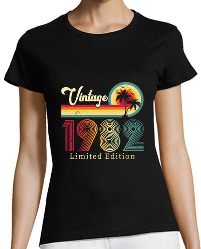 Camiseta mujer 1982 edición limitada vintage - latostadora.com - Modalova