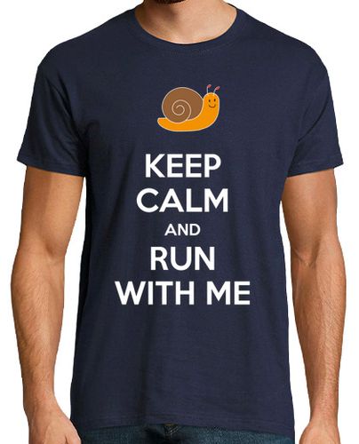 Camiseta Keep calm and run with me - latostadora.com - Modalova