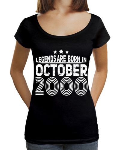 Camiseta mujer idea de regalo en octubre de 2000 - latostadora.com - Modalova
