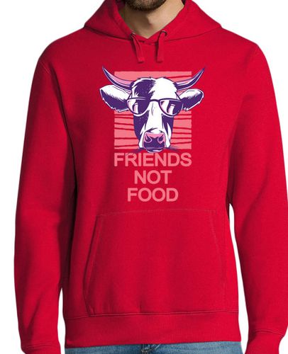 Sudadera Con Capucha Para Hombre amigos no comida vegana o vegetariana laTostadora - latostadora.com - Modalova