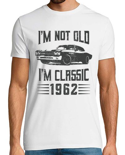 Camiseta No soy viejo soy clásico 1962 60o - latostadora.com - Modalova