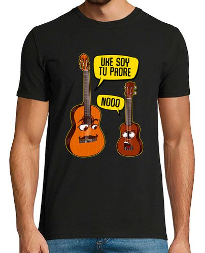 Camiseta Guitarra Ukelele Soy Tu Padre Guitarrista Música Flamenco - latostadora.com - Modalova
