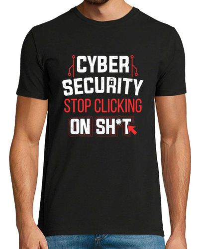Camiseta hackeo de ciberseguridad no hagas clic en él hacker - latostadora.com - Modalova