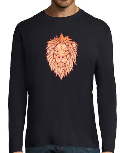 Camiseta dibujo de boceto de cabeza de león - latostadora.com - Modalova