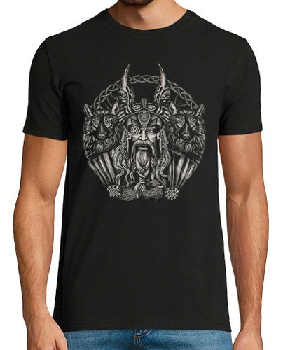 Camiseta Odin y sus Lobos - Vikings - latostadora.com - Modalova