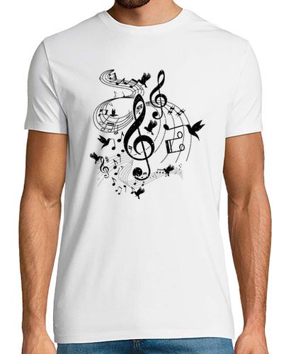 Camiseta humorísticas melodías melodías músicos pájaros símbolos compositores novedad instrumentalista maestr laTostadora - latostadora.com - Modalova