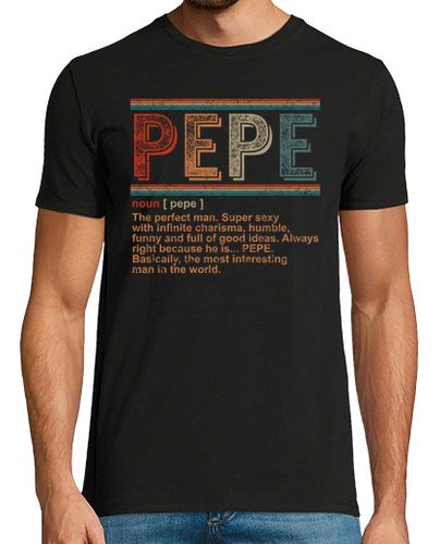 Camiseta camiseta de definición de pepe nombre de pila de definición de adulto camiseta de hombre de pepe cam - latostadora.com - Modalova