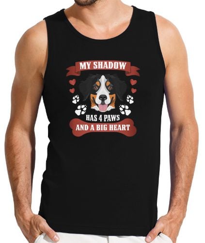 Camiseta Hombre Sin Mangas mi sombra tiene 4 patas montaña berna laTostadora - latostadora.com - Modalova