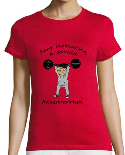 Camiseta mujer Opositora negro - latostadora.com - Modalova