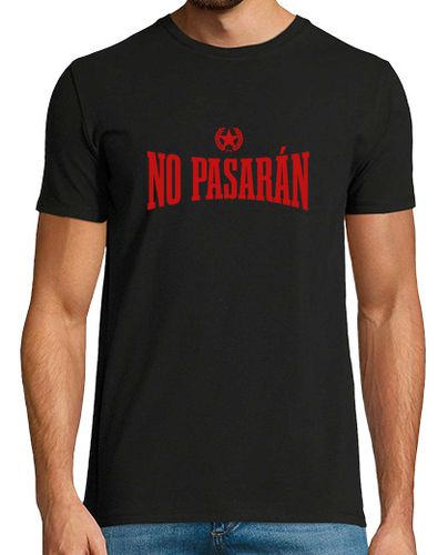 Camiseta Camiseta negra h - No pasaran rojo - latostadora.com - Modalova