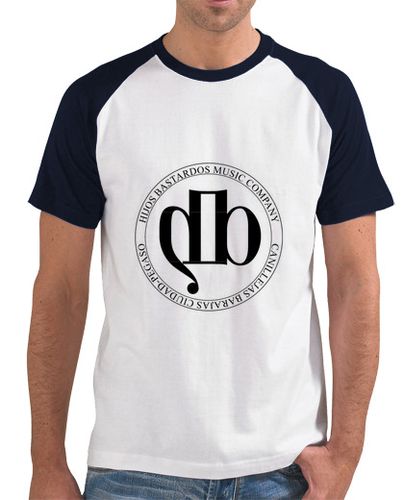 Camiseta Charlie HB Hombre, estilo béisbol, blanca y azul marino - latostadora.com - Modalova