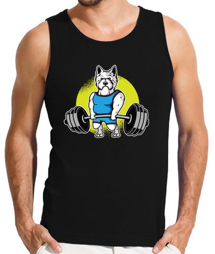 Camiseta Hombre Sin Mangas terrier blanco de las tierras altas del laTostadora - latostadora.com - Modalova