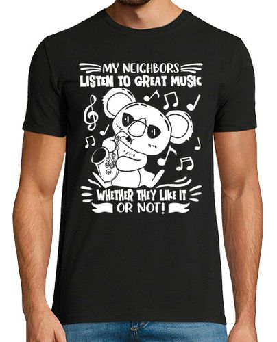 Camiseta saxofón koala jazz saxofonista - latostadora.com - Modalova