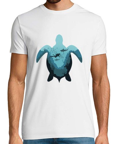 Camiseta Buceo y tortugas marinas - latostadora.com - Modalova
