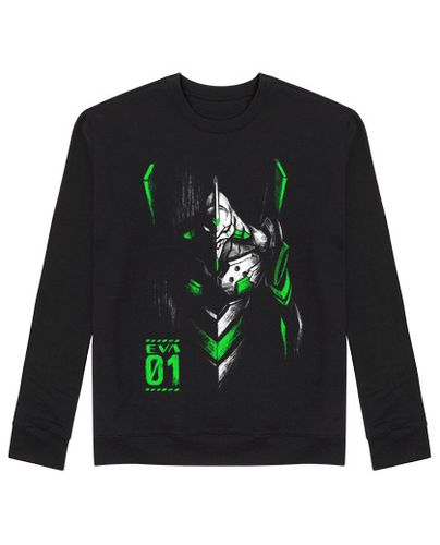 Sudadera Sin Capucha Unisex Evangelion 01 - EVA unit - manga anime laTostadora - latostadora.com - Modalova