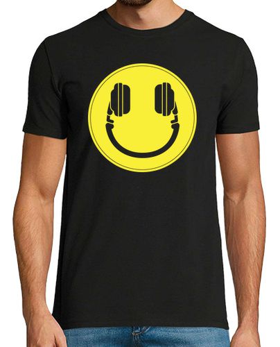 Camiseta Cara Feliz DJ Auriculares - latostadora.com - Modalova