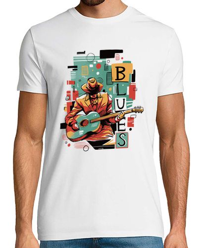 Camiseta estilo abstracto de música blues laTostadora - latostadora.com - Modalova