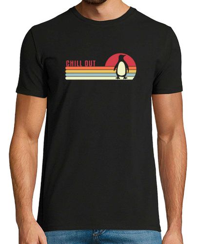 Camiseta Chill Out Pingino emperador Ave marina Pingino rey laTostadora - latostadora.com - Modalova