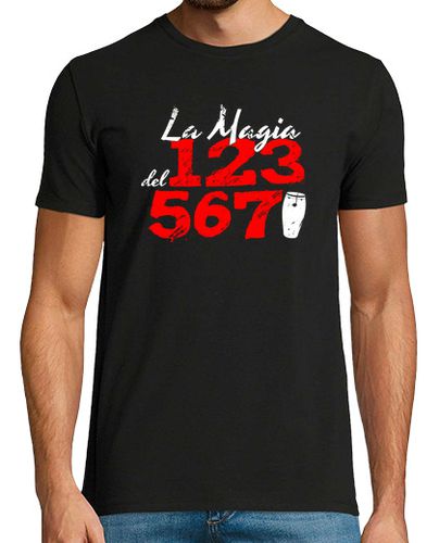 Camiseta Conga Salsa Music 123 567 - latostadora.com - Modalova