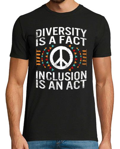 Camiseta la diversidad es un hecho la inclusión es un acto activista camiseta anti racismo regalo igualdad in - latostadora.com - Modalova