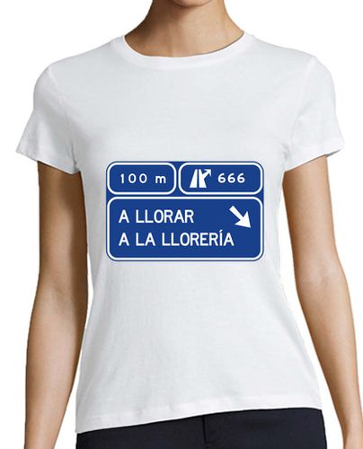 Camiseta mujer A llorar a la lloreria - latostadora.com - Modalova