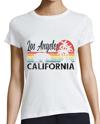 Camiseta mujer los angeles california atardecer - latostadora.com - Modalova