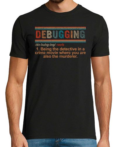 Camiseta depuración definición camisa programación codificación camiseta informática regalo divertido codific - latostadora.com - Modalova