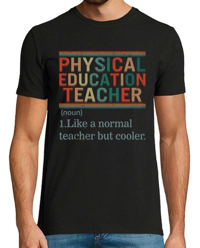 Camiseta Hombre Manga Corta camiseta de sustantivo de profesor de educación física camiseta de definición de educación física re laTostadora - latostadora.com - Modalova