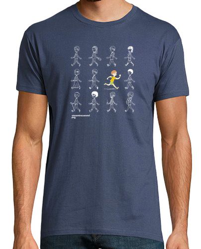 Camiseta Hombre Manga Corta Corre entre cien mil laTostadora - latostadora.com - Modalova