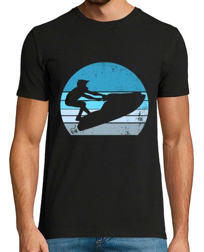 Camiseta camiseta amante del esquí acuático vintage retro moto acuática playa atlética deportes de verano esq - latostadora.com - Modalova