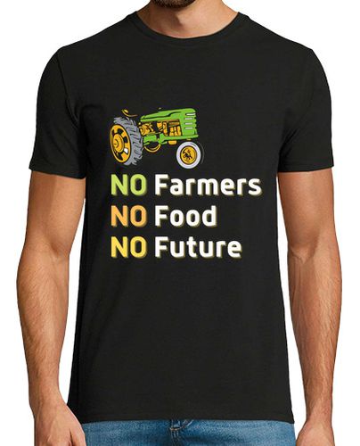 Camiseta nofarmers nofood nofuture con tractor - latostadora.com - Modalova