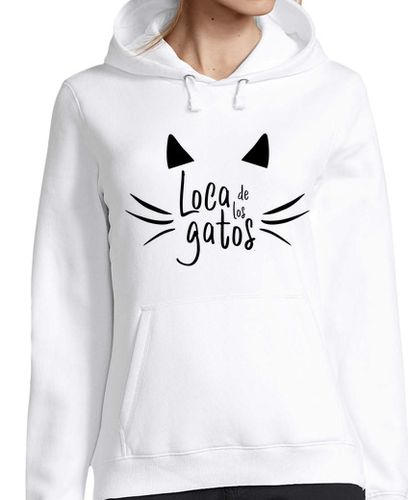 Sudadera Con Capucha Para Mujer Sudadera loca de los gatos laTostadora - latostadora.com - Modalova