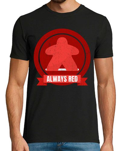 Camiseta siempre rojo diseño meeple - latostadora.com - Modalova