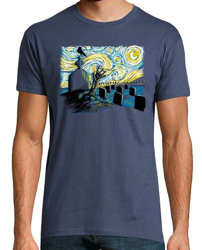 Camiseta Hombre Manga Corta Starry Night Z laTostadora - latostadora.com - Modalova