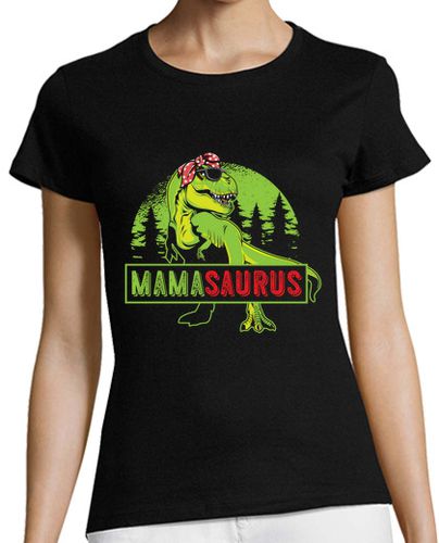 Camiseta mujer regalo de dinosaurio mamasaurus mamá t - latostadora.com - Modalova